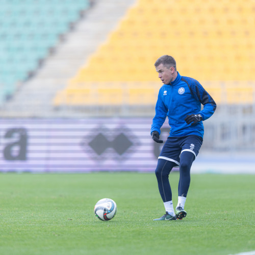Photos from pre-match training session in Almaty