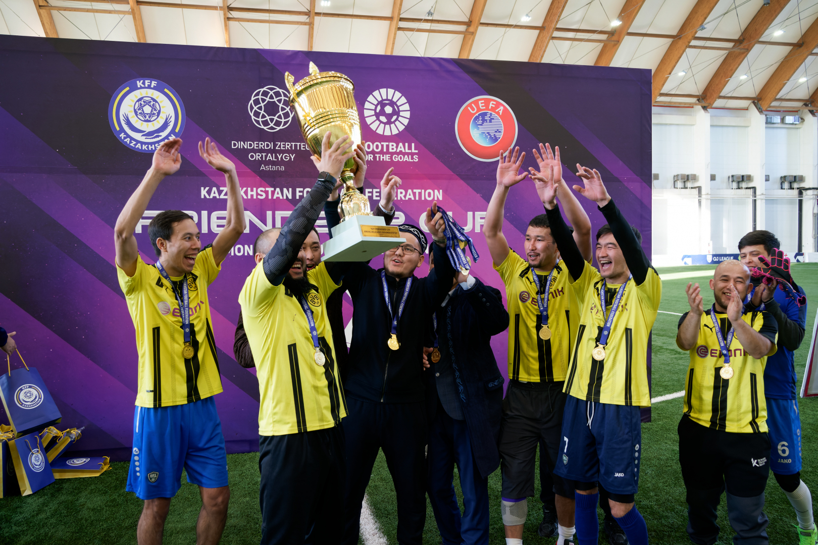 Football tournament among representatives of religious denominations takes place in Astana
