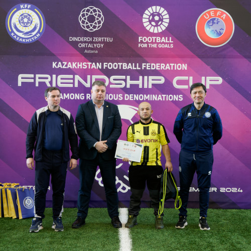 Football tournament among representatives of religious denominations takes place in Astana