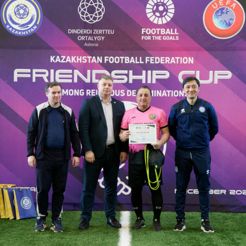 Football tournament among representatives of religious denominations takes place in Astana