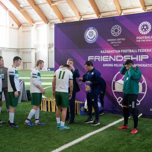 Football tournament among representatives of religious denominations takes place in Astana