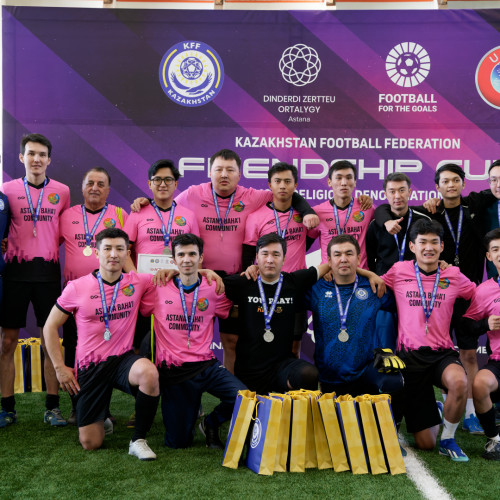 Football tournament among representatives of religious denominations takes place in Astana