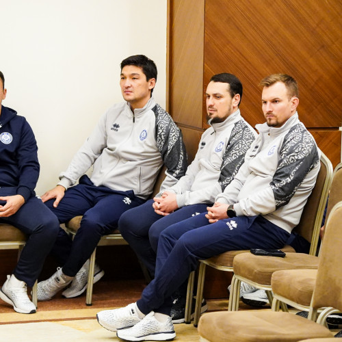 David Loriya met with players of Kazakhstan national team in Turkey