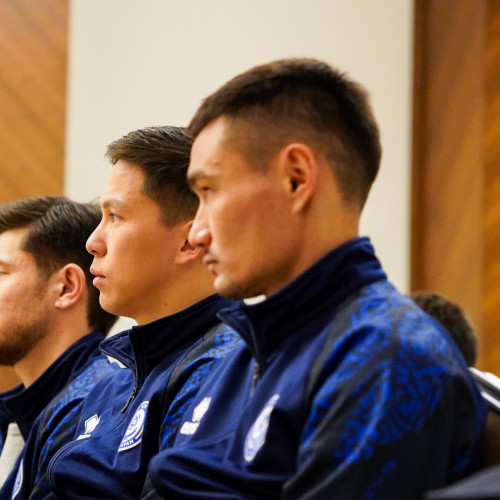 David Loriya met with players of Kazakhstan national team in Turkey