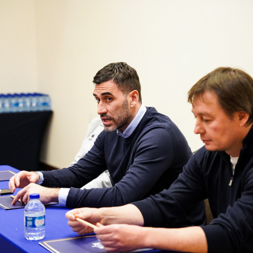 David Loriya met with players of Kazakhstan national team in Turkey