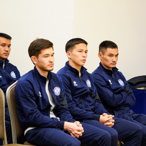 David Loriya met with players of Kazakhstan national team in Turkey