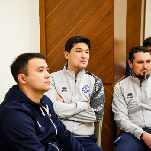 David Loriya met with players of Kazakhstan national team in Turkey