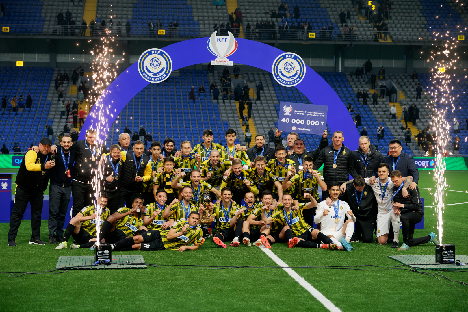 FC Kairat wins 2025 Olimpbet SuperCup
