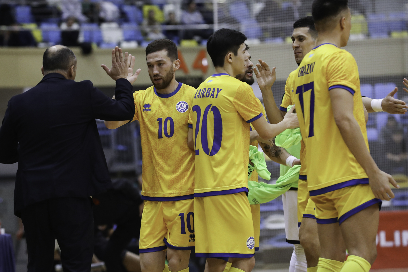Kazakhstan futsal team defeates Albania at home