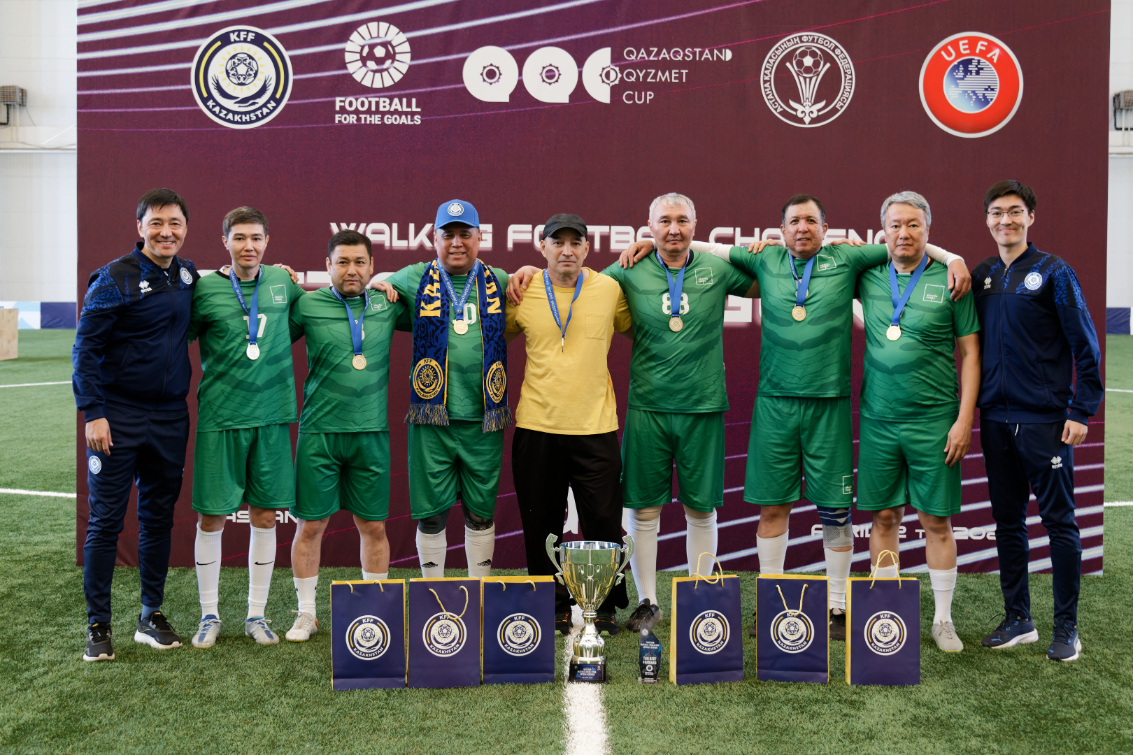 Annual Walking Football tournament held in Astana