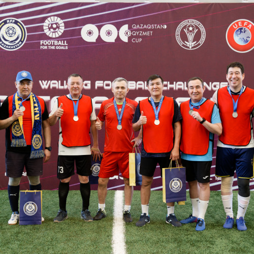 Annual Walking Football tournament held in Astana
