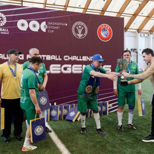 Annual Walking Football tournament held in Astana
