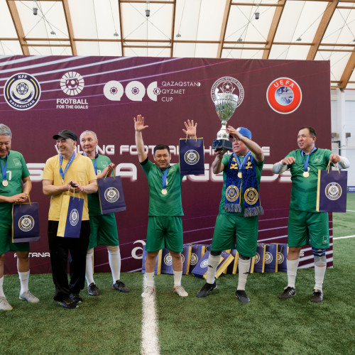 Annual Walking Football tournament held in Astana