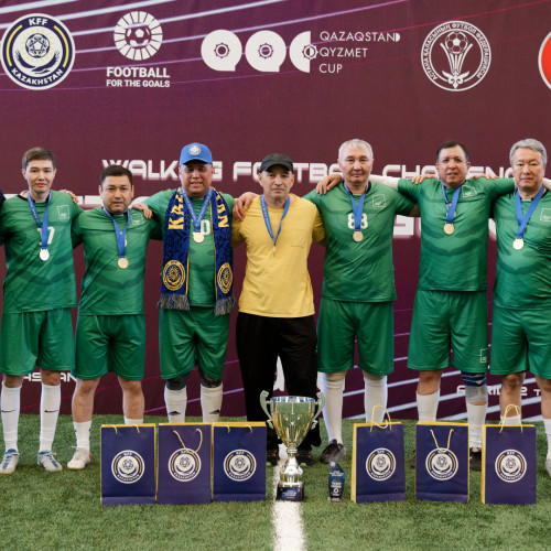 Annual Walking Football tournament held in Astana
