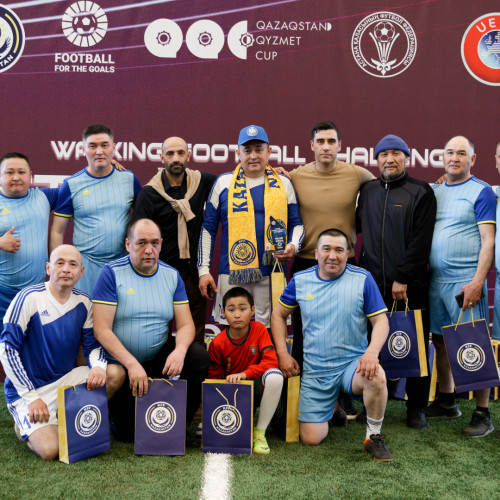 Annual Walking Football tournament held in Astana