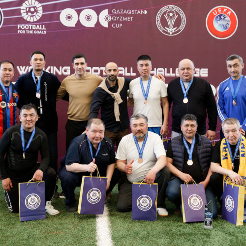 Annual Walking Football tournament held in Astana