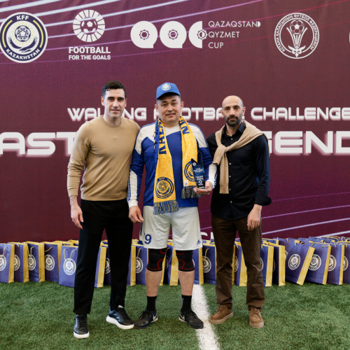 Annual Walking Football tournament held in Astana