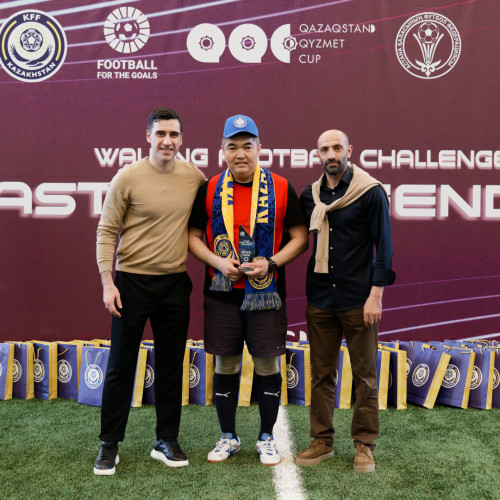 Annual Walking Football tournament held in Astana