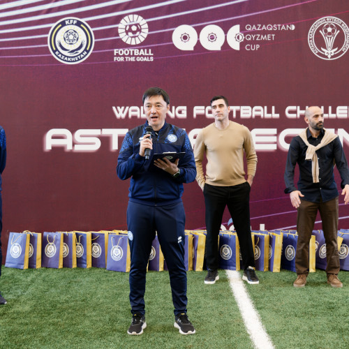 Annual Walking Football tournament held in Astana