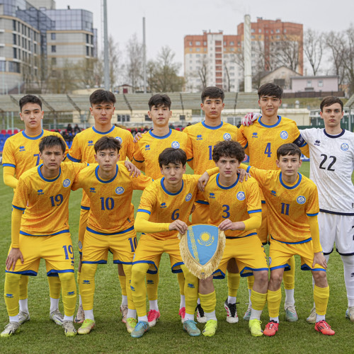 Belarus U-17 vs Kazakhstan U-17 Photos