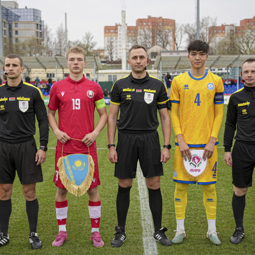 Belarus U-17 vs Kazakhstan U-17 Photos