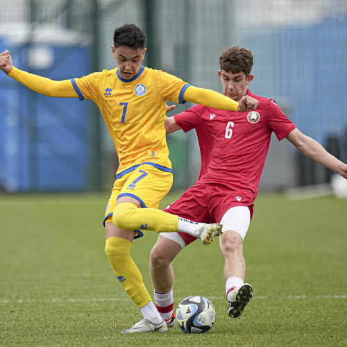 Belarus U-17 vs Kazakhstan U-17 Photos