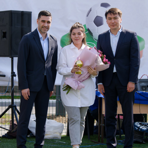 Футбол үйінде спорт журналистері арасында турнир өтті