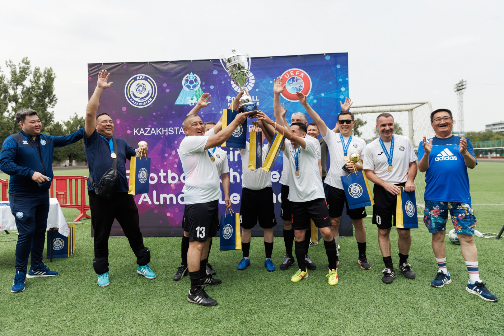 Walking Football tournament among football veterans held in Almaty