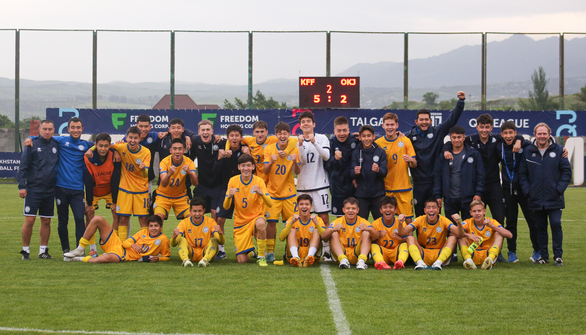 ҚФФ U-16 ұлттық академиясы Freedom QJ League турнирінің үшінші турында «Оқжетпес» U-18 командасын жеңді