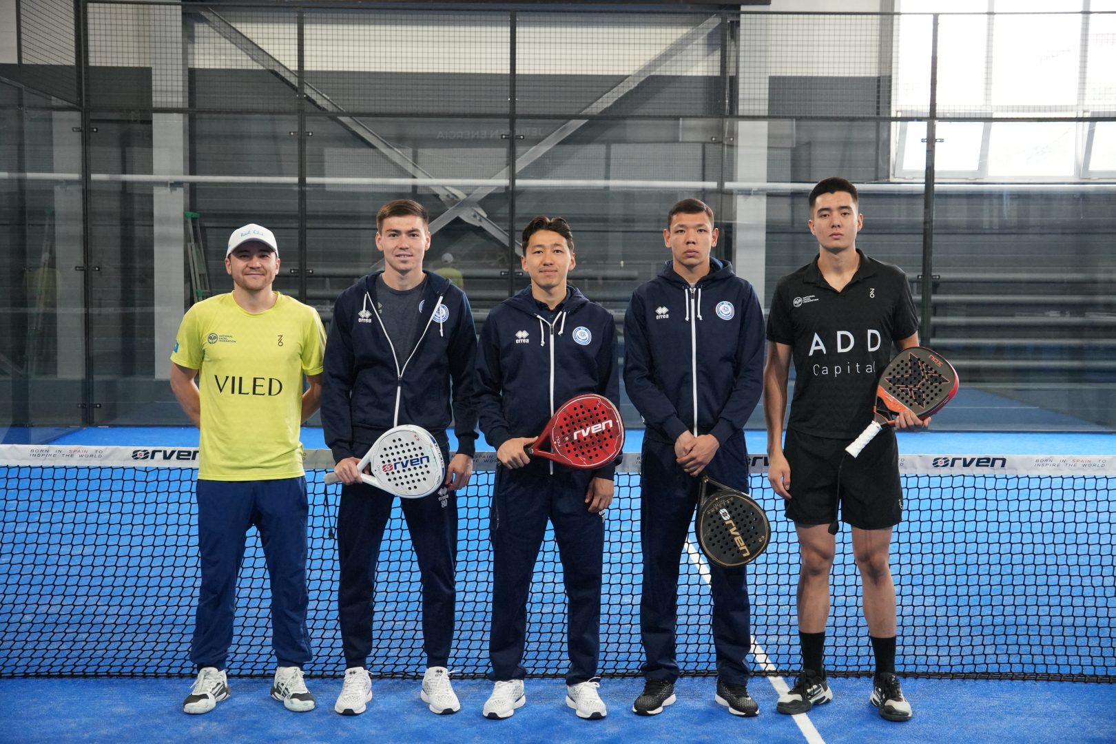 Kazakhstan national team's players take part in padel masterclass