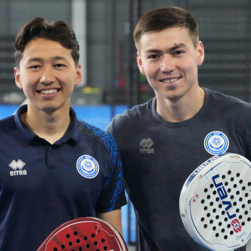 Kazakhstan national team's players take part in padel masterclass