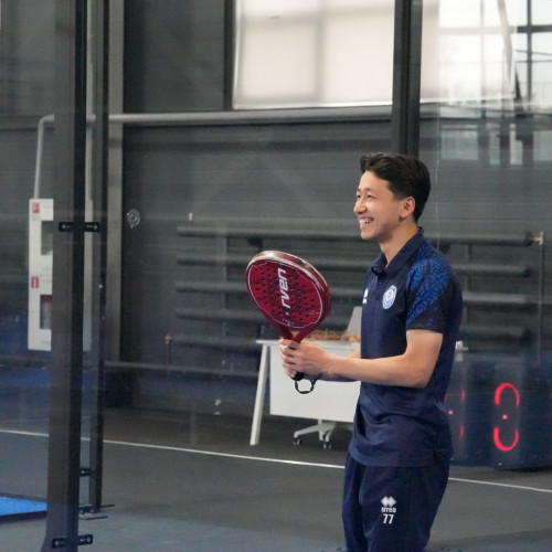Kazakhstan national team's players take part in padel masterclass