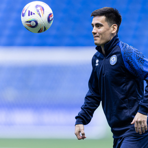pre-match training session - photos