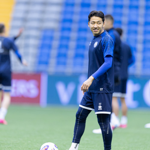 pre-match training session - photos