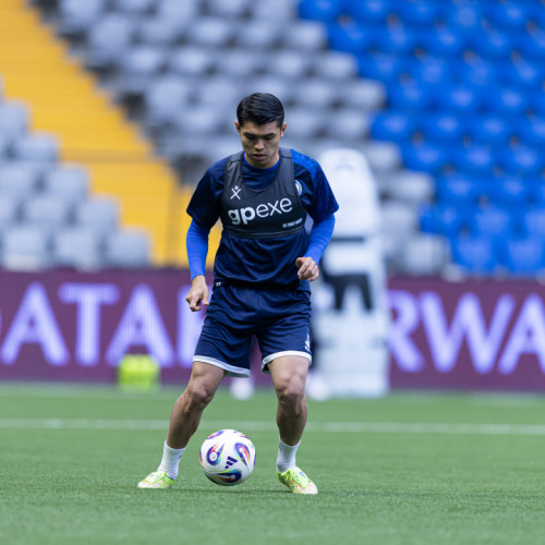 pre-match training session - photos
