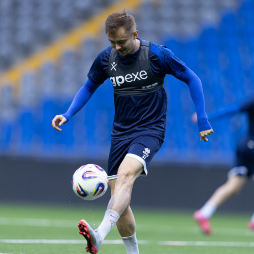 pre-match training session - photos
