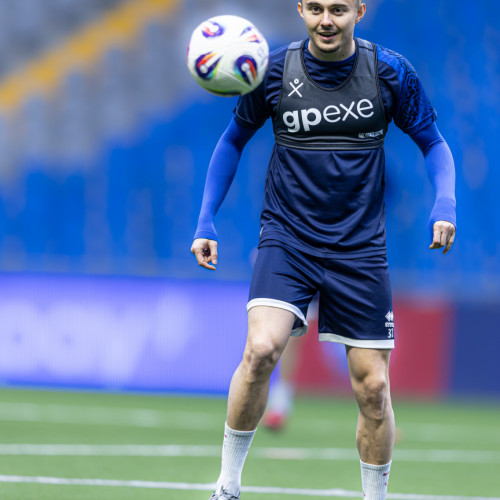 pre-match training session - photos