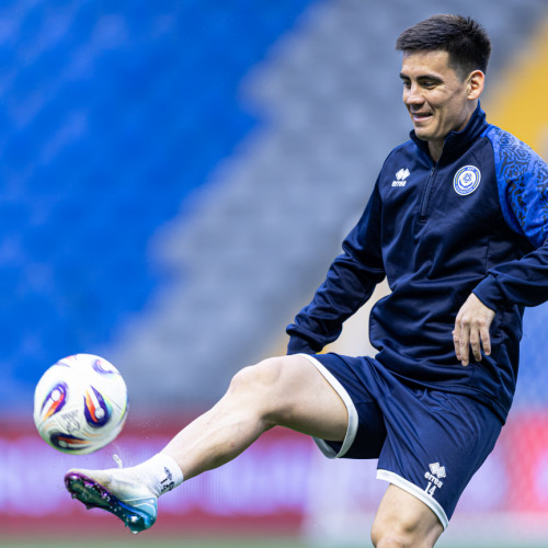pre-match training session - photos