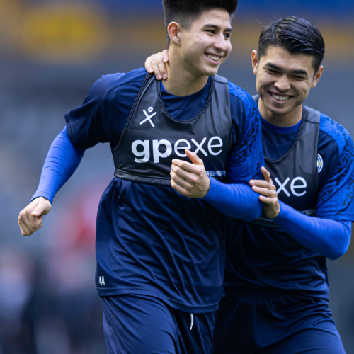 pre-match training session - photos