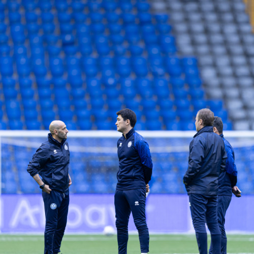 pre-match training session - photos