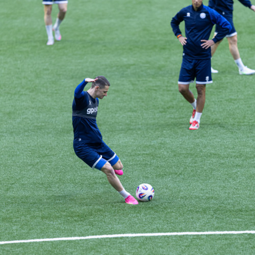 pre-match training session - photos