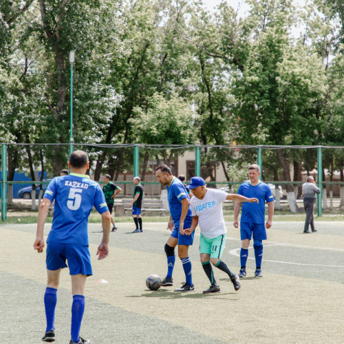 Walking Football tournament among football veterans took place in Petropavlovsk