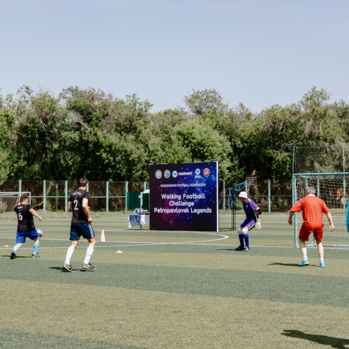 Walking Football tournament among football veterans took place in Petropavlovsk