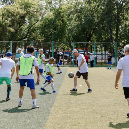 Walking Football tournament among football veterans took place in Petropavlovsk
