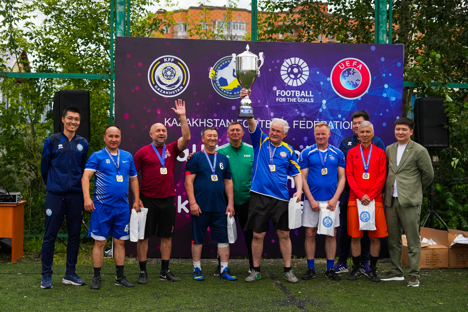 Walking Football tournament among football veterans held in Kokshetau