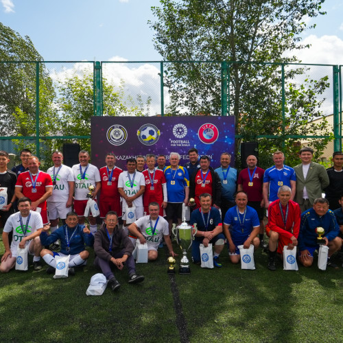 Walking Football tournament among football veterans held in Kokshetau