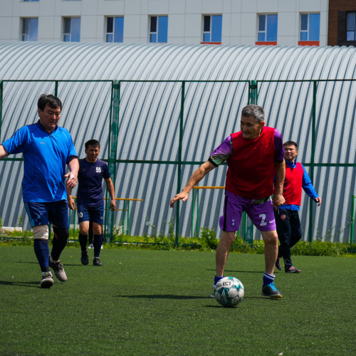 Walking Football tournament among football veterans held in Kokshetau