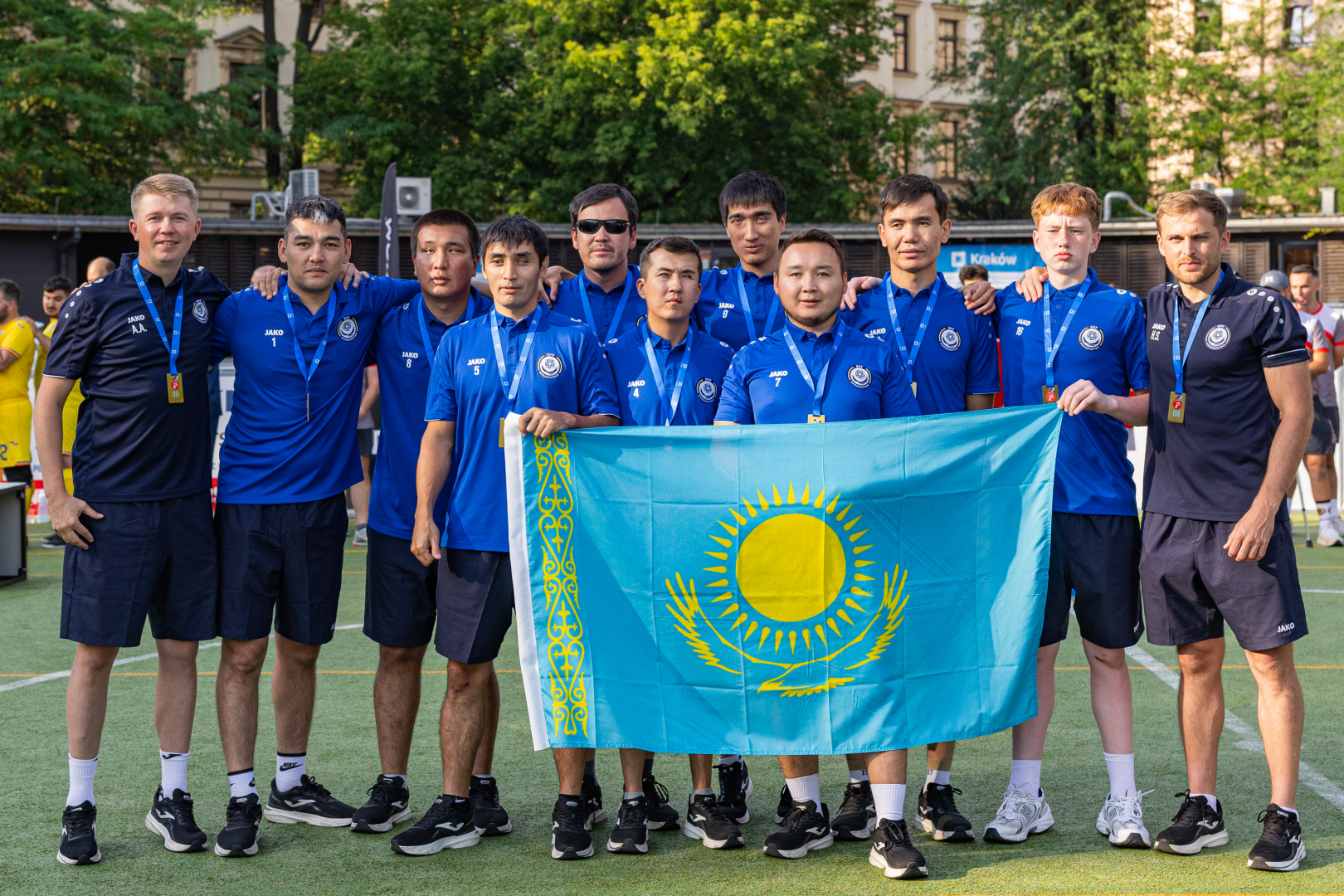 Kazakhstan national team on blind football wins bronze