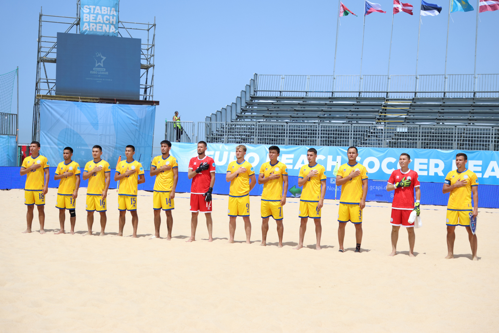 Жағажай футболынан Қазақстан құрамасы Euro Beach Soccer League финалдық кезеңіне қатысады