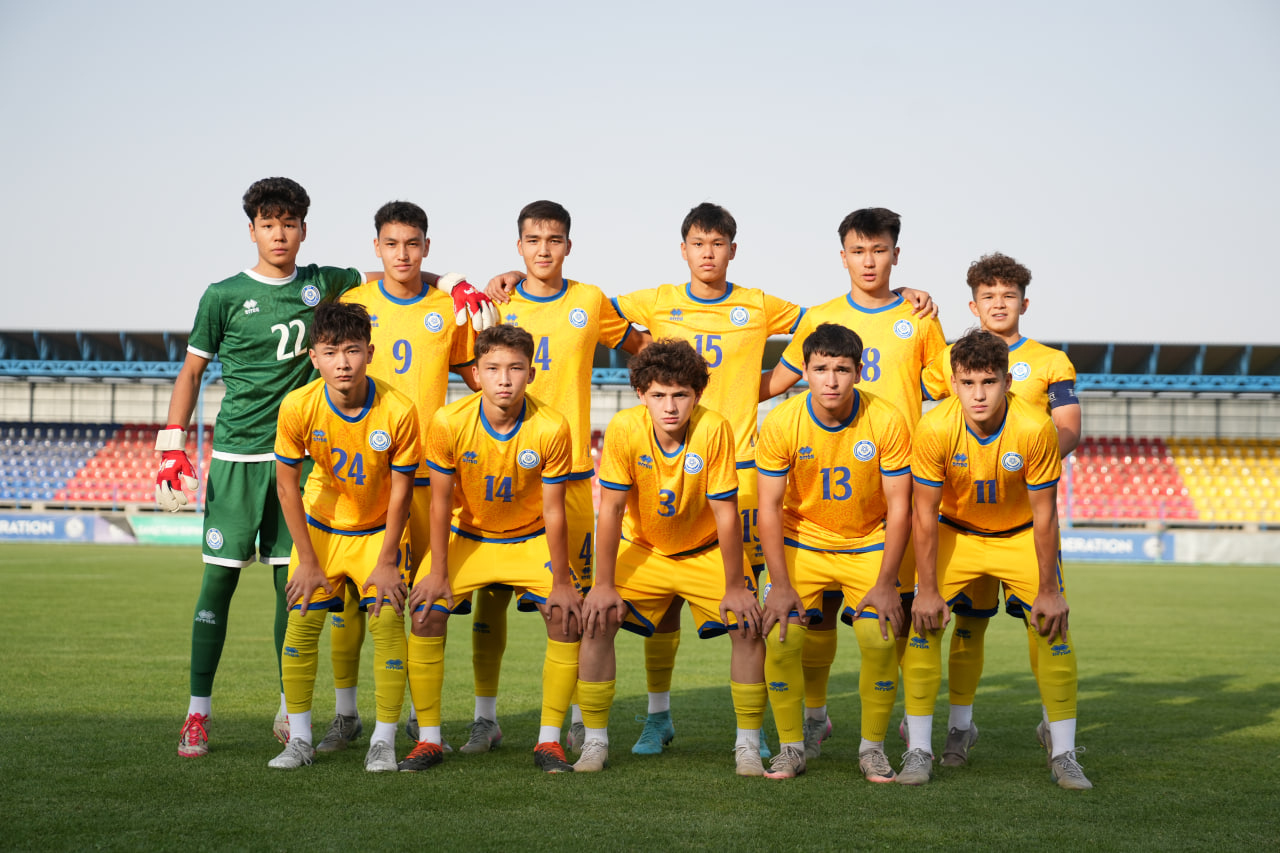 Юношеская сборная Казахстана U-17 дважды сыграла вничью с командой Таджикистан U-18